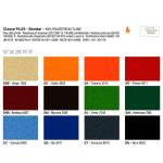 Poltrona semidirezionale Vertigo VRAPG con braccioli regolabili e poggiatesta nero blu - 7767 - 1