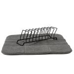 Tappetino scolapiatti con griglia in microfibra 9 posti - 24873 - 1
