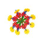 Fiorincasteri in plastica colori assortiti - 21345 - 5