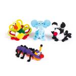 Pompon a strisce 10,35 mm colori assortiti DECO busta 100 pezzi - 21331 - 2