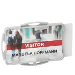 Portabadge Eco per 2 tessera 54 x 87 mm grigio - 26881 - 1