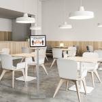 Espositore Info Stand Basic da pavimento - A4,26857 - 3