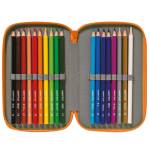 Astuccio 3 zip 13 x 20 x 7,5 cm colori e fantasie assortiti - 26290 - 5