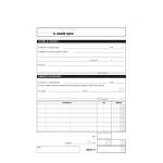 Blocco buste nota spese staccabili 23 x 16 cm confezione 25 buste - 23025 - 4