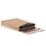 Sacchetti a fondo quadro E Green 45 x 57 x 10,10 cm carta kraft avana - 27561 - 2