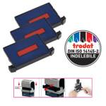 Tampone di ricambio 6/4750/2 - blu-rosso - conf. 3 pezzi - Trodat - 1422 - 9008056014225 - DMwebShop