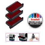 Tampone di ricambio 6/4911 - rosso - conf. 3 pezzi - Trodat - 1492 - 9008056014928 - DMwebShop