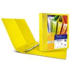 Raccoglitore personalizzabile Myto TI 22 x 30 cm 4 anelli a D 17 mm giallo dorso 2,5 cm - 2995