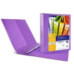 Raccoglitore personalizzabile Myto TI 22 x 30 cm 4 anelli a D 17 mm lilla dorso 2,5 cm - 3005