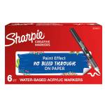 Marcatore acrilico punta pennello bianco - 30405 - 1