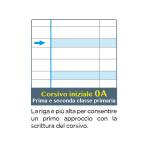 Maxiquaderno Linea Blu One Color A4 rigo di 1a 18,1 fogli 100 gr - 23529 - 2