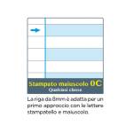 Maxiquaderno Linea Blu One Color A4,1 rigo 18,1 fogli 100 gr - 23527 - 2