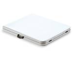 Tavolo Horeca pieghevole 74 x 76 x 183 cm HDPE bianco - 25044 - 1