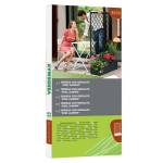 Fioriera con traliccio in metallo antracite - 25086 - 1