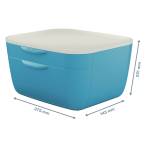 Cassettiera Cosy 2 scomparti blu - 21353 - 2