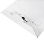 Busta a sacco in cartone chiusura autoadesiva 245 x 345 x 30 mm bianco - 26834 - 2
