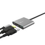Adattatore USB C multiporta 3 in 1 Dalyx - 25864 - 3
