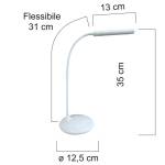 Lampada Nelly a LED 7,8 W bianco - 25463 - 1