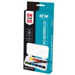 Acquerelli On the Go con pennello e tavolozza - 26491 - 1