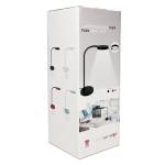 Lampada Flex Desk a LED con base in legno bianco - 25461 - 1