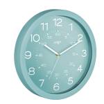 Orologio da parete Riviera Orion 820 Ri diametro 30 cm blu menta - 25515 - 1