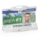 Portabadge Eco per 1 tessera 54 x 87 mm grigio - 26883 - 1