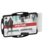 Portabadge Eco per 2 tessera 54 x 87 mm nero - 26882 - 1