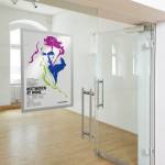 Cornice adesiva Duraframe Poster A2,42 x 59,4 cm argento - 29195 - 2