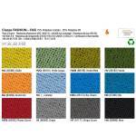 Poltrona semidirezionale Light LLBPG con braccioli regolabili e poggiatesta blu chiaro bianco - 28285 - 1