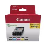 Cartuccia ink BK C M Y PGI 580 CLI 581 Originale - 4711