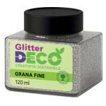 Glitter Bio grana fine 120 ml argento - 3861