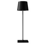 Lampada da tavolo 851 ricaricabile 8 x 30 cm metallo nero Palmina - 3930