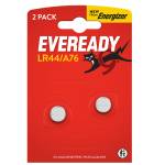 Micropila Eveready LR44 A76,1,5 V a pastiglia litio blister 2 pezzi - 4244