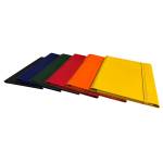 Cartella 3 lembi con elastico piatto A4 dorso variabile giallo conf. 5 pezzi - CP7GI-STL5403 - 8025133128171 - DMwebShop - 1