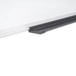 Lavagna magnetica 100 x 200 cm superficie in acciao laccato bianco cornice in alluminio - 26892 - 5