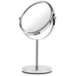 Specchio per trucco con ingrandimento x3 diametro specchio 15,5 cm grigio - 3736