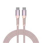 Cavo USB C to USB C 100W rosa 120cm - 30051 - 1