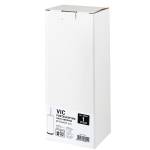 Portascopino Vic diametro 9,5 cm altezza 27 cm acciaio inox nero satinato - 30095 - 2