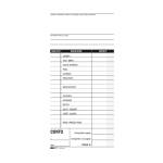 Blocco conto ristorante con dettaglio voci uso mano 22 x 10 cm 100 fogli - 13026 - 1