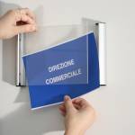 Porta targa appendibile Wall Sign A5,15 x 21 cm - 13582 - 1