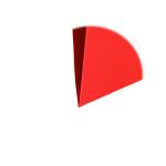 Cartella sospesa Joker cassetto interasse 39 cm fondo V 37 x 25 cm rosso - 8638 - 2