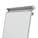 Lavagna portablocco Classic con ruote 100 x 67,5 cm bianco - 4008 - 3