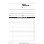 Blocco copia commissioni 3 copie autoautoricalcanti 23 x 15 cm 33 fogli - 3911 - 2