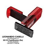 Timbro Pocket Stamp Plus 30,18 x 47 mm 5 righe autoinchiostrante rosso rubino - 12694 - 1