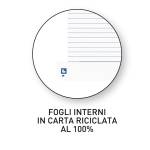 Maxiquaderno spiralato Rec up A4,1 rigo 180 fogli 90 gr colori assortiti - 25779 - 2