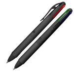 Astuccio penne a sfera All Black punta 1 mm 4 colori - 22385 - 2