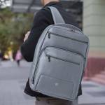 Zaino slim Gate Trended 28 x 38 x 10 cm ecopelle azzurro - 21275 - 2