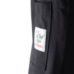 Giacca cuoco Adriano da uomo manica lunga taglia M nero - 28424 - 1