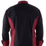 Giacca cuoco Raul da uomo manica lunga taglia M bordeaux - 28409 - 3