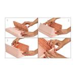 Scatola pieghevole The Smart Case maxi Skandi 37,5 x 27,5 x 16,3 cm nude - 9903 - 2